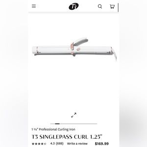 T3 curling iron